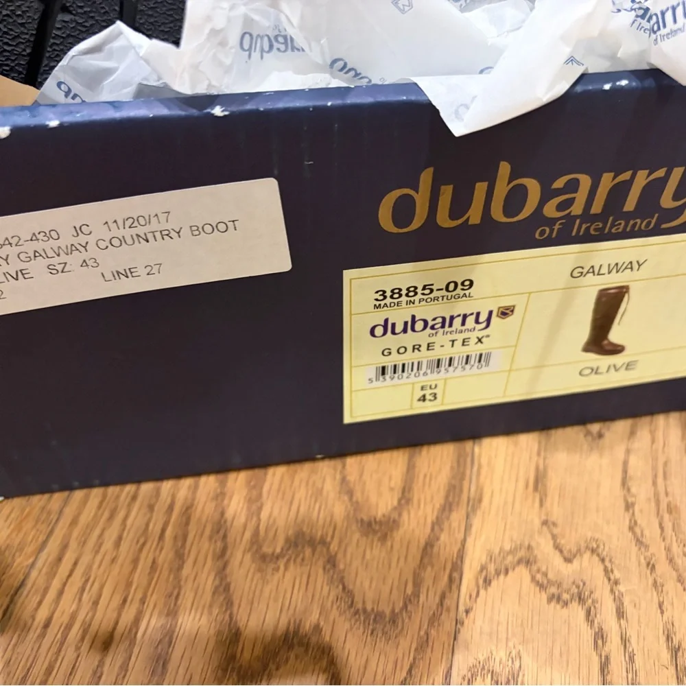 Dubarry Galway Country Boot NWT Olive size 43